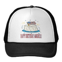 Happy Birthday America Mesh Hat