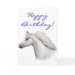 Happy Birthday Arabian Horse Card