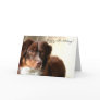 Happy Birthday Australian Shepherd greeting card