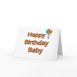 Happy Birthday Baby cards