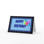 Happy Birthday Ballons cards