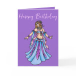 Happy Birthday Belly Dancer cards
