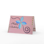 Happy Birthday Blank Card Template