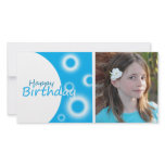 Happy Birthday blue balls photo cards