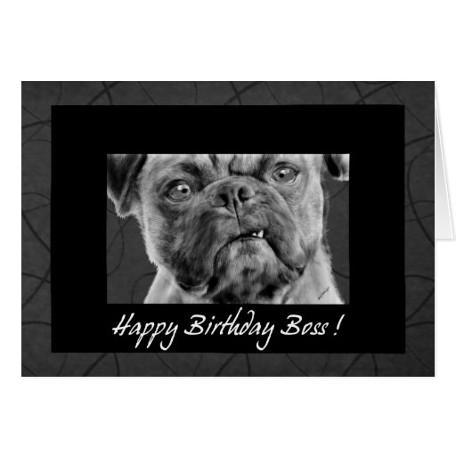 happy_birthday_boss_funny_pug_dog_card_for_office ... happy_birthday_boss_funny_pug_dog_card_for_office ...