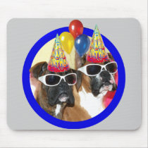 Happy Birthday Boxers mousepad