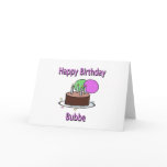 Happy Birthday Bubbe Yiddish Grandma Birthday Desi cards