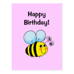 Happy Birthday! (bumble bee) Postcards