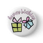 Happy Birthday buttons