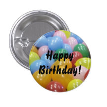 Happy Birthday Buttons