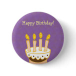 Happy Birthday Cake buttons
