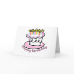 Happy Birthday cake cards