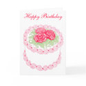 Happy Birthday Cake Card