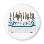 Happy Birthday Cake magnets