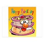 Happy Birthday Cake Post Cards