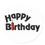 Happy Birthday (Candle) stickers