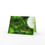 Happy Birthday Cheers Greeting Card, Dandelion, fl