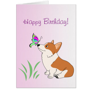 Corgi Birthday Cards &amp; Invitations | Zazzle.co.uk