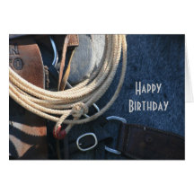 Happy Birthday Cowboy / Cowgirl CUSTOM Cards