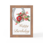 Happy Birthday Cowgirl Customisable cards
