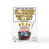 Happy Birthday Cupcake - 18 years old Cards