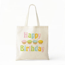 Happy Birthday Cupcakes Tote Bags