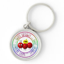 Happy Birthday - Cute ant with apple