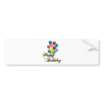 Happy Birthday - D4 Bumper Sticker
