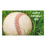 Happy Birthday Dad Baseball Sticker