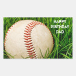 Happy Birthday Dad Baseball Sticker