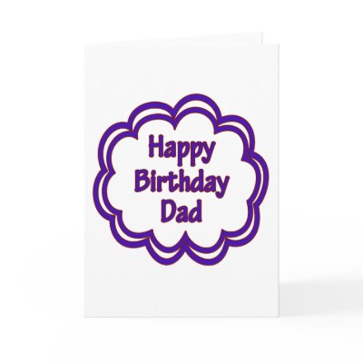 Happy Birthday Dad Card by fullofNuts