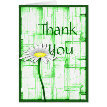 Happy Birthday Daisy Thank  You Greeting Card