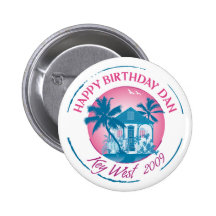 Happy Birthday Dan Pinback Button