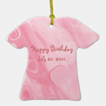 Happy Birthday Date Ornament
