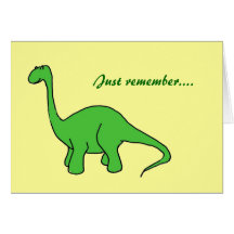 Happy Birthday Dinosaur Old Age Card