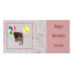 Happy Birthday - Dogs singing photo cards