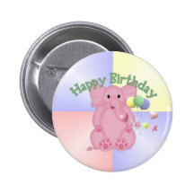 Happy Birthday Ellie Button