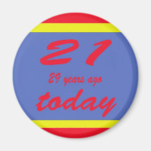 Happy birthday fifty 50th refrigerator magnet
