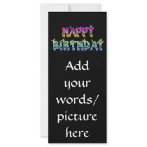 Happy Birthday ( Flower font )