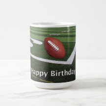 Happy Birthday Football Fanatic Mug