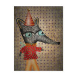 Happy Birthday Fox postcards