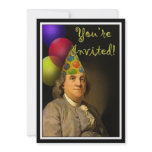 Happy Birthday  From Ben Franklin invitations