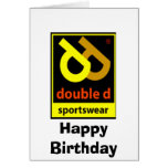 Happy BirthDay from Double D Sportswear Cards