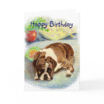 Happy Birthday Get Excited Humour Boxer Dog