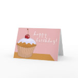 happy birthday : giant cupcake : cards