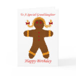 Happy Birthday granddaughter gingerbread girl
