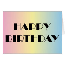 Happy Birthday Greeting Card