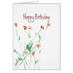 Happy Birthday Greeting Card