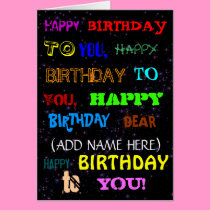 HAPPY BIRTHDAY! cards
