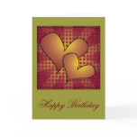 "Happy Birthday" Heart Design cards